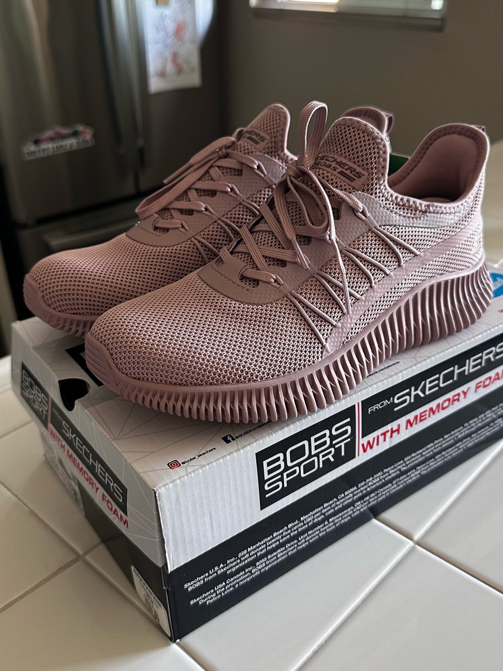 Skechers Blush Pink Knit Athletic Sneakers NWT